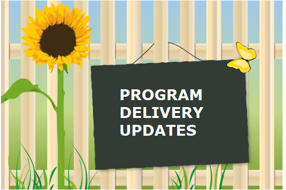 PROGRAM DELIVERY UPDATES