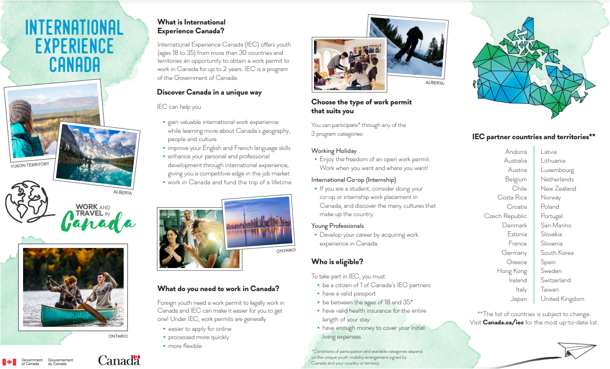 INTERNATIONAL EXPERIENCE CANADA